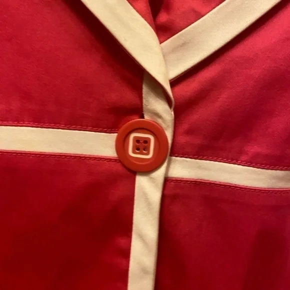 Vintage GIANCARLO FERRARI HOT PINK BLAZER SIZE 12P - Picture 4 of 11